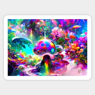 Color Globs | Rainbow Tropics Sticker